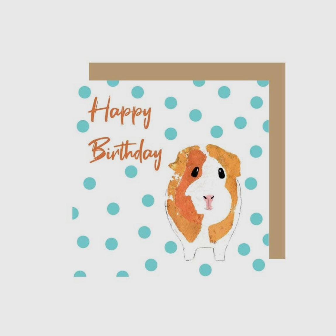 IZZY RAINEY - Guinea Pig Birthday Card