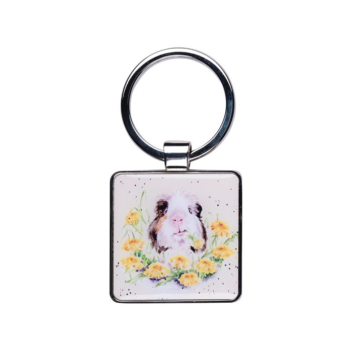 Wrendale 'Dandy Day' Guinea Pig Keyring