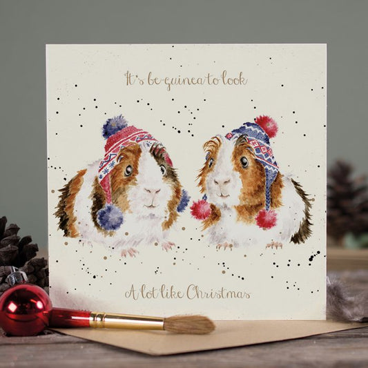 Wrendale 'IT'S BE-GUINEA…' CHRISTMAS CARD